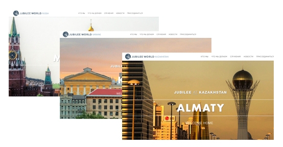 Jubilee World Launches Three Russian Websites