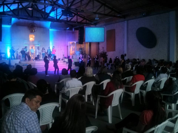 Jubilee World Colombia holds its first event at Pentecost, May 24, 2015.