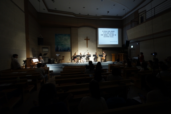 Jubilee Symphony Orchestra in Seoul holds healing concert on June 25, 2015.