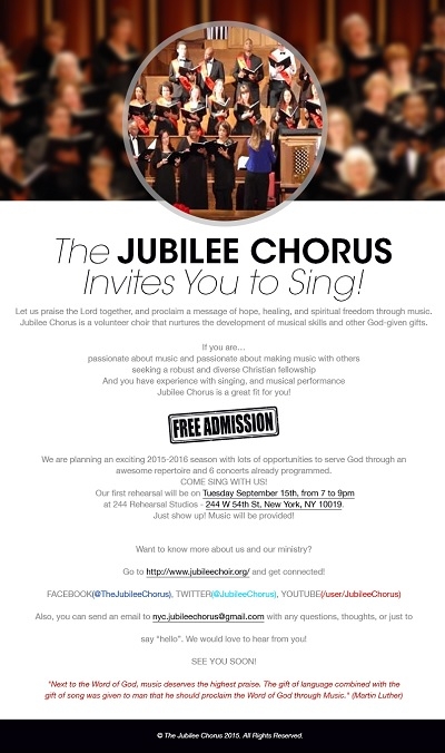 Jubilee Chorus