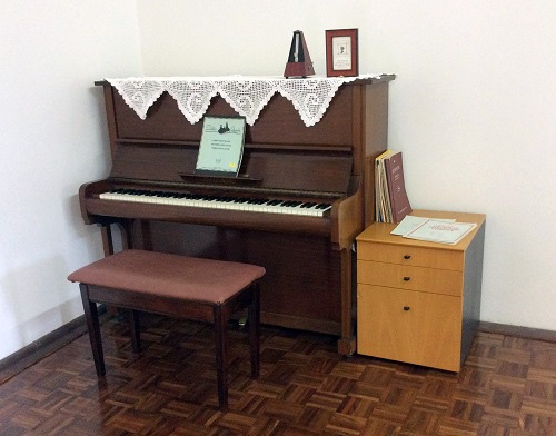 Piano room for Jubilee Sydney members and students